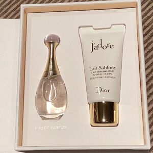 J’adore Dior Eau De Parfum & j’adore Beautifying Body Milk Deluxe Samples NEW